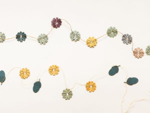 Poppy and Acorn Garland