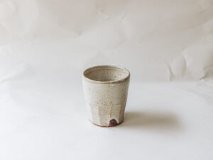 Faceted Shino Tea Bowl